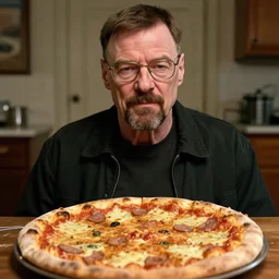 a real life person who looks a lot like walter white's corpse after he was cooked into pizza, pizza face person