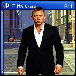 a video game with daniel craig as james bond, ps 1 graphics
