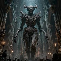 ghostly figure, an evolution of evil, ornate cathedral interior, abstract, decay, giger textures, h. r. giger infinitely complex detail, by antoine wiertz and noah bradley, the underground night life of occult city is booming, visually stunning, cinematic, ultra realistic, hyper realism, 1 2 k, epic, octane render, unreal engine, vfx, maya