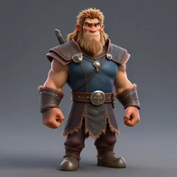 3 d model of conan gray, in the style of pixar animation, octane render, ultra detailed, 3 d character model