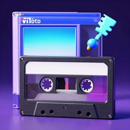 human 3 d vaporwave vhs 8 0 s retro new retro cassette aesthetic windows 9 5