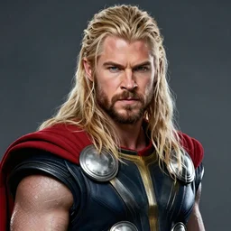 a highly detailed beautiful portrait of thor, james gurney, james jean