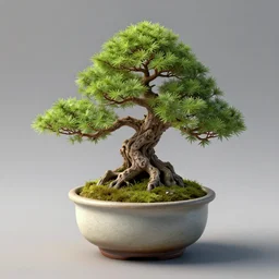 miniature of a bonsai in a cup, concept art, digital art, well detailed, trending on artstation, HDR