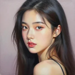 painting of 美 丽 的 优 雅 的 j - pop idol av actress 女 face by 司 机 and 黄 凤 年 啊, fenghua zhong, ruan jia. fine details, trending on artstation. nexon, tencent, netease, huaban, wechat,