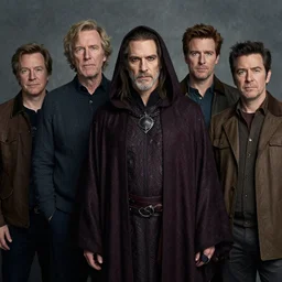 a hyper realistic portrait of a sorcerer by chiara bautista and karl kopinski and kim jung giu and weta studio, and lucasfilm and jesper ejsing and norman rockwell greg rutkowski frank frazzeta
