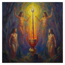 ayahuasca visions and healing astral journey in oil painting, trending on artstation, award winning, emotional, highly detailed ethereal surrealist visionary art