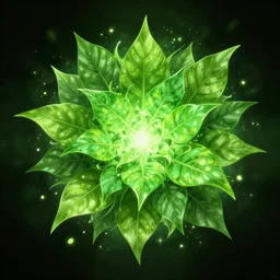 arcane style green leaves explosion, green leaves, bright art masterpiece artstation. 8k, sharp high quality artwork in style of Jose Daniel Cabrera Pena and Greg Rutkowski, concept art by Tooth Wu, blizzard warcraft artwork, hearthstone card game artwork, leaves exploding, leaves explosion