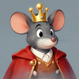mouse king portrait, sylvain sarrailh, artstation, petros afshar
