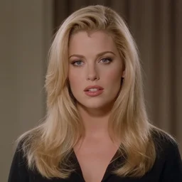 a pretty blonde, still from a 1995 music video