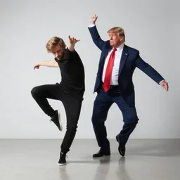 mrbeast dancing with trump