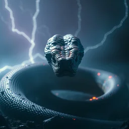 the snake behind me hisses what my damage could have been. my blood before me begs me open up my heart again. 8 k realistic hd digital art render vivid high contrast epic photography cinematic lightning