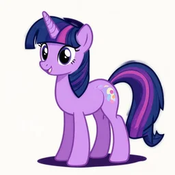 Twilight Sparkle concept art by Lauren Faust, full-page scan