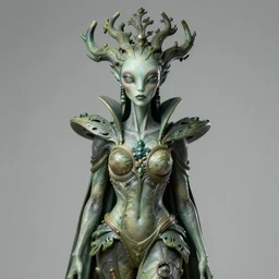 portrait of an elegant alien tree woman queen, straight on portrait, by artgerm, tom bagshaw, gerald brom, vaporwave colors, lo - fi colors, vaporwave, lo - fi, moody vibe, goth vibe, 4 k, hd,