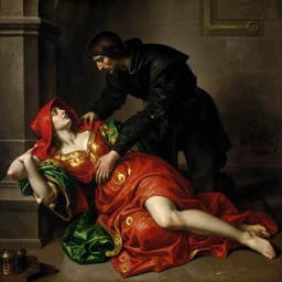 trials of the scarlet woman by caravaggio adolf wolfli jan van eyck william blake piranesi beksinski, hardship, prone woman, torturer, agony, dungeon prison, ecstatic visions, conical red hood, red gold emerald