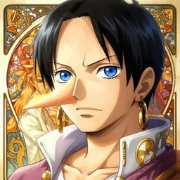 highly detailed vfx portrait of nico robin by eiichiro oda!, makoto shinkai, alphonse mucha, sharp focus, art by artgerm and greg rutkowski!, harsh overhead sunlight, blue eyes!!, large aquiline nose!!, stanley kybric, kaoru mori, intricately detailed, best of behance, trending on artstation,