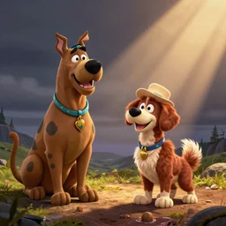 Scooby Doo versus Marmaduke, concept Art