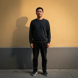 a man standing
