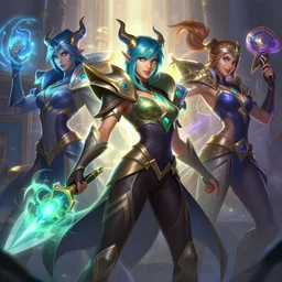 kennen league of legends wild rift hero champions arcane magic digital painting bioluminance alena aenami artworks in 4 k design by lois van baarle by sung choi by john kirby artgerm and greg rutkowski and magali villeneuve mage fighter assassin