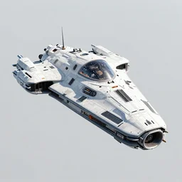 a 3 d render of a spaceship, filmic