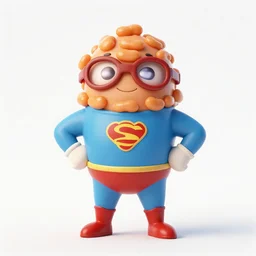 baked beans themed superhero