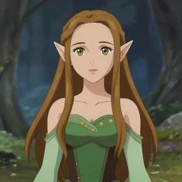 Elf Natalie Portman but an anime