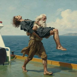 barinthus, the ferryman, personification of age carrying a person towards death, esoteric experience of dying from the aging process of life