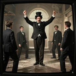 photograph harry houdini escapes the cops, cault on cc - tv