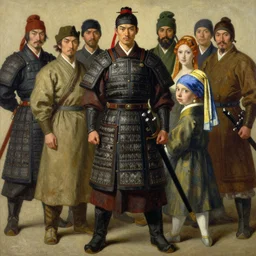 full body character of a ancient chinese officer with headband, painting by masago kimiya, gaston bussiere, katsuya terada, nc wyeth, greg rutkowski, craig mullins, vermeer, frank frazetta, mucha, tom of finland, trending on artstation, jeffery catherine jones
