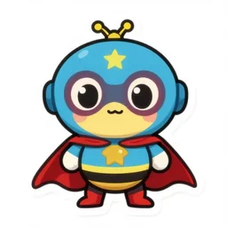 cute miss mascot lumivole lumivole illumise super hero sticker art, cronobreaker, beeple game icon