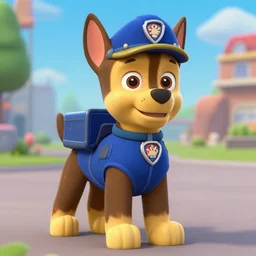 chance from paw patrol as a real human boy, hyperrealism