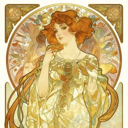 chinese female renowned light novel author, intricate illustration by krenz cushart, alphonse mucha, artgerm, trending on artstation