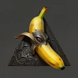 anthropomorphic triangle head in edgy darkiron mr. bean bananahead, intricate, elegant, highly detailed animal monster, digital painting, artstation, concept art, smooth, sharp focus, illustration, art by artgerm, wayne barlowe, trending on artstation and greg rutkowski and alphonse mucha, 8 k