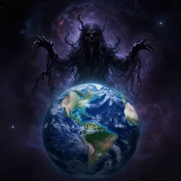 cosmic entity haunting the earth and droving people crazy, POV, horror, eldritch, cosmic horror