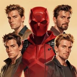 portrait, jason todd, red hood, dc comics, ross tran, ruan jia, tom bagshaw, greg rutkowski, octane render 1 6 k, headroom, warm, character illustration
