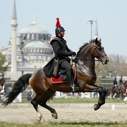 ottoman janissary riding horse
