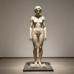 Urinal sculpture in a museum