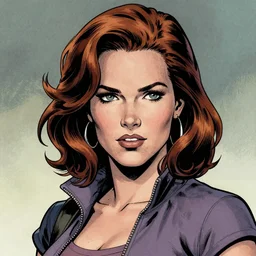 a portrait of Dana Scully by Jack Kirby