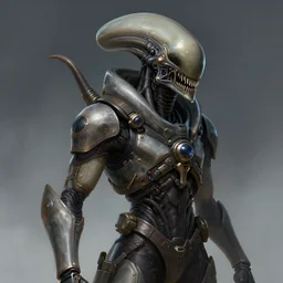 a thargoid pilot character, highly detailed, digital painting, artstation, concept art, wallpaper, smooth, sharp focus, illustration, art by giger and artgerm and greg rutkowski and alphonse mucha