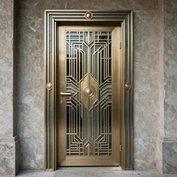 photo art - deco sci - fi door