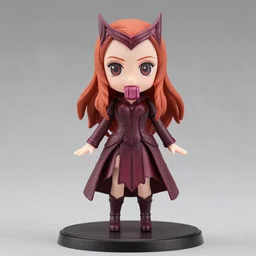 a nendoroid of scarlet witch as played by elizabeth olsen