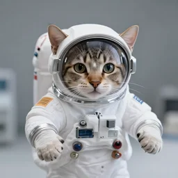 cat in a spacesuit