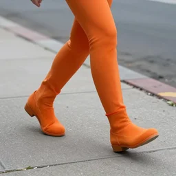 screenshot of an [ orange using its legs ]!!! to walk on a sidewalk trending on unsplash surreal unusual strange 4 k photorealism 3 2 k intricate unsplash weird unsplash hd unsplash hq unsplash creatures unsplash animals