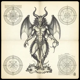blueprints for how to summon a demon of gluttony, scan of codex seraphinianus, sacred geometry, celestial angles