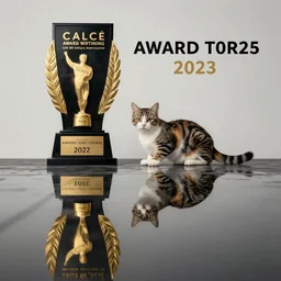 calico cat, award winning, reflection, ultra wide shot, photography, award winning photography, cinematic