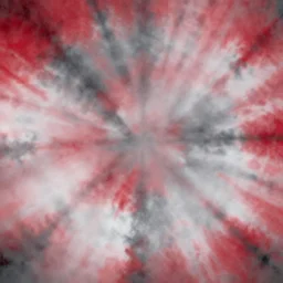misty wispy fog clouds faintly resembling tie dye patterns, red, white, charcoal grey,