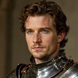 realistic detailed head and shoulders portrait of henry cavill in knight's armor by alphonse mucha, ayami kojima, amano, greg hildebrandt, and mark brooks, male, art nouveau, neo - gothic, gothic