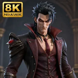 anime villain, realistic, 8 k, extremely detailed, cgi, trending on artstation, hyper - realistic render, 4 k hd wallpaper, premium prints available, octane render, award winning, by greg rutkowski