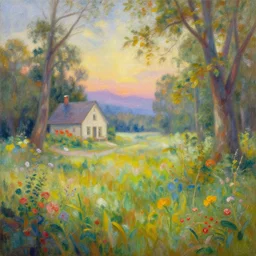 Alex Grey art fused Thomas Kinkade art