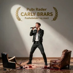 Sam Ryder in pub brawl, blood, broken furniture