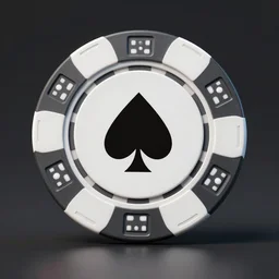 octane render of a poker chip